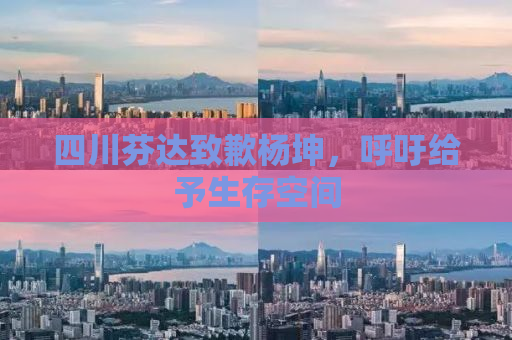 四川芬达致歉杨坤，呼吁给予生存空间